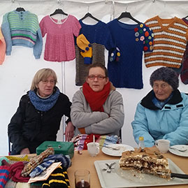 Strickerinnen Weihnachtsmarkt 1